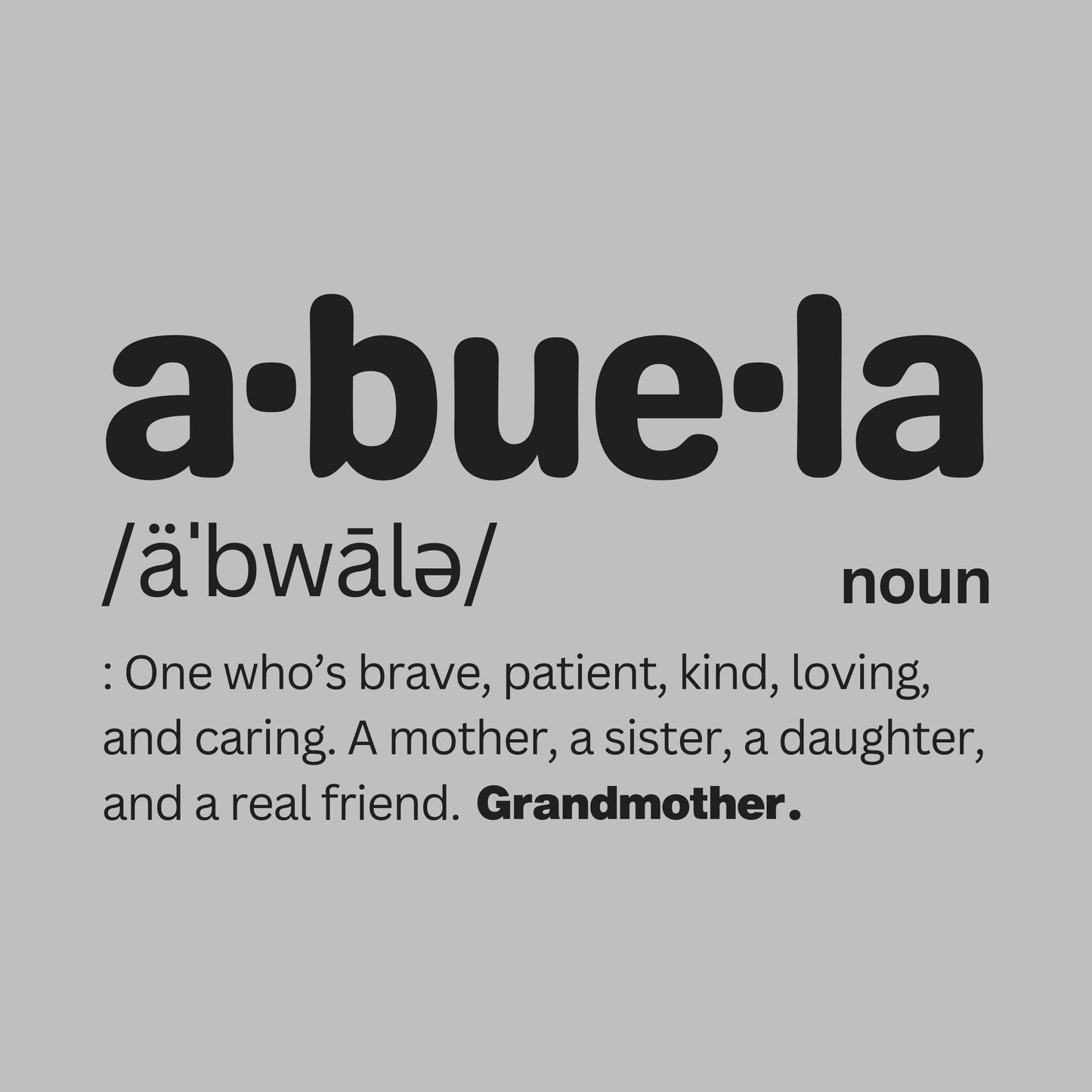 Abuela Unisex Sweatshirt