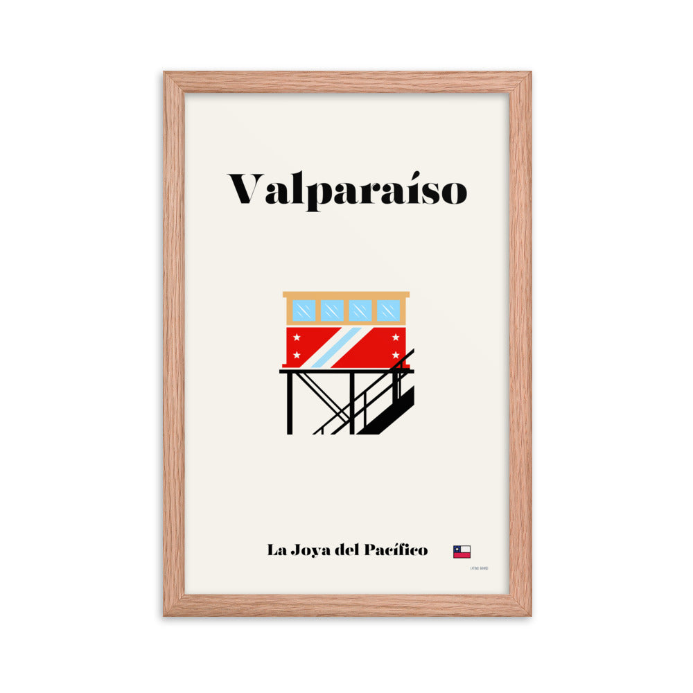 🇨🇱 Valparaiso Framed Print