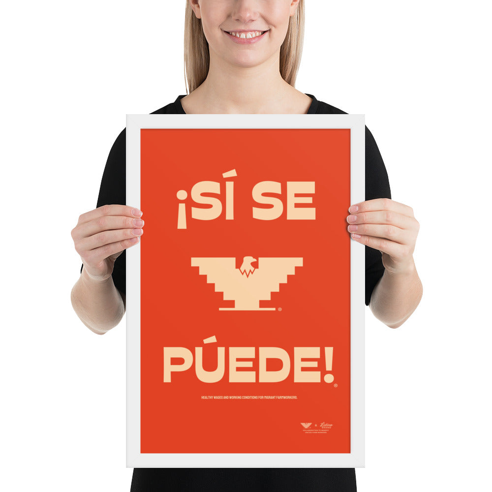 UFW® Si Se Puede Framed Poster