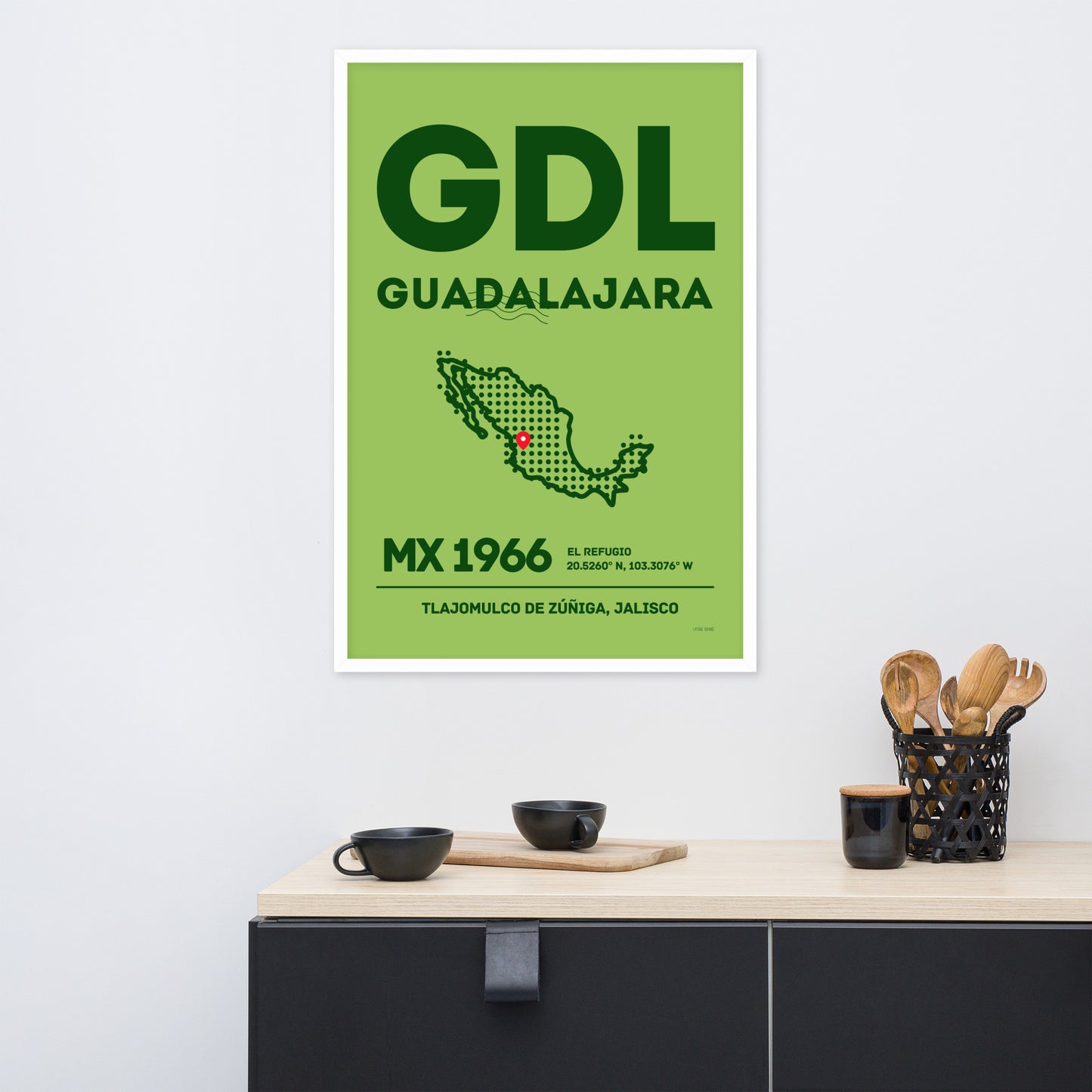 🇲🇽 GDL - Guadalajara Framed Print