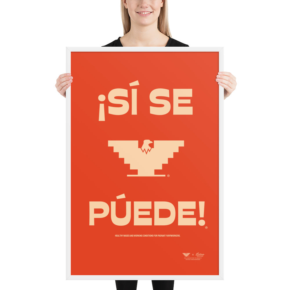 UFW® Si Se Puede Framed Poster