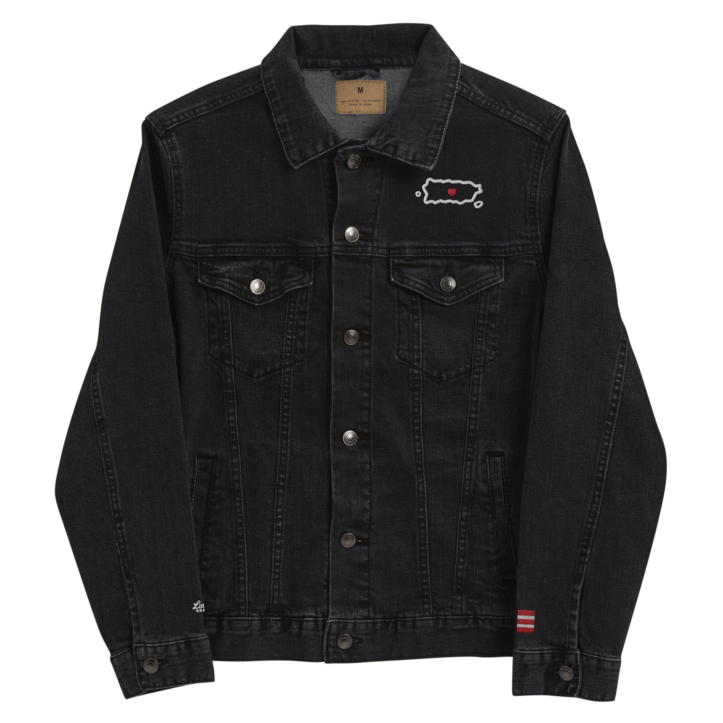 🇵🇷 Puerto Rico Denim Jacket