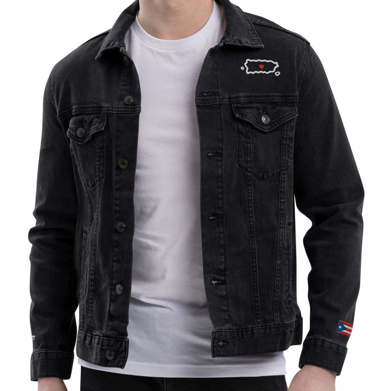 🇵🇷 Puerto Rico Denim Jacket