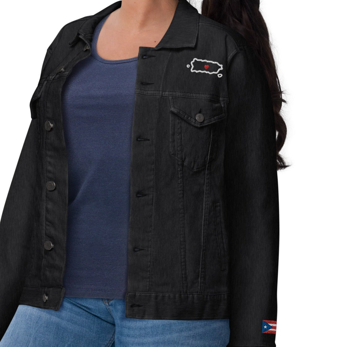 🇵🇷 Puerto Rico Denim Jacket
