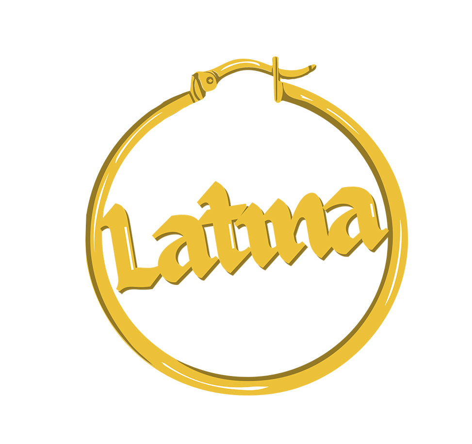 Latina Hoops Earrings Coffee Mug