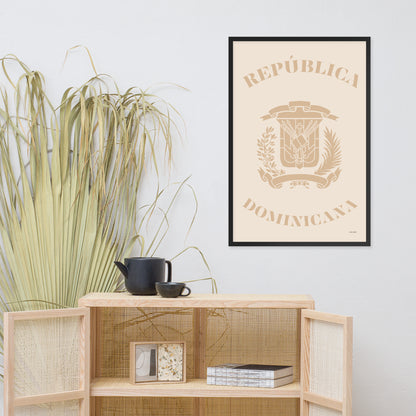 🇩🇴 Republica Dominicana Framed Print