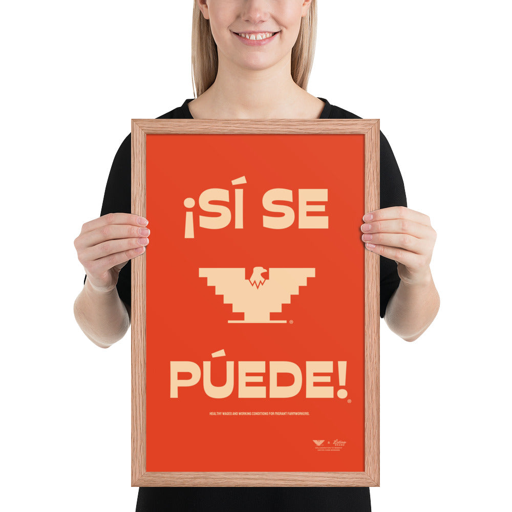 UFW®  Si Se Puede Framed Poster
