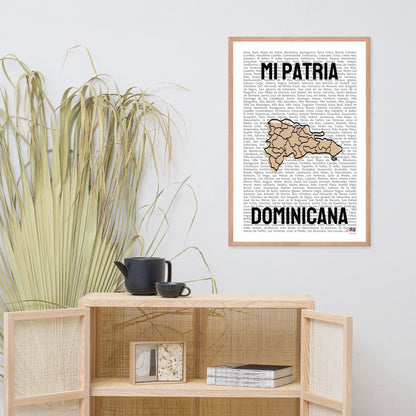 🇩🇴 Pueblos Dominicana Framed Print
