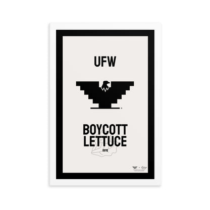 UFW® - Boycott Lettuce Framed Poster