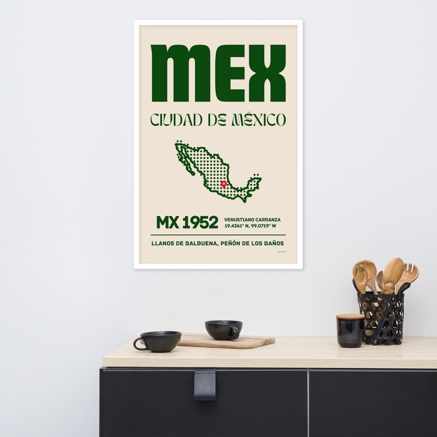 🇲🇽 MX - Mexico City Framed Print