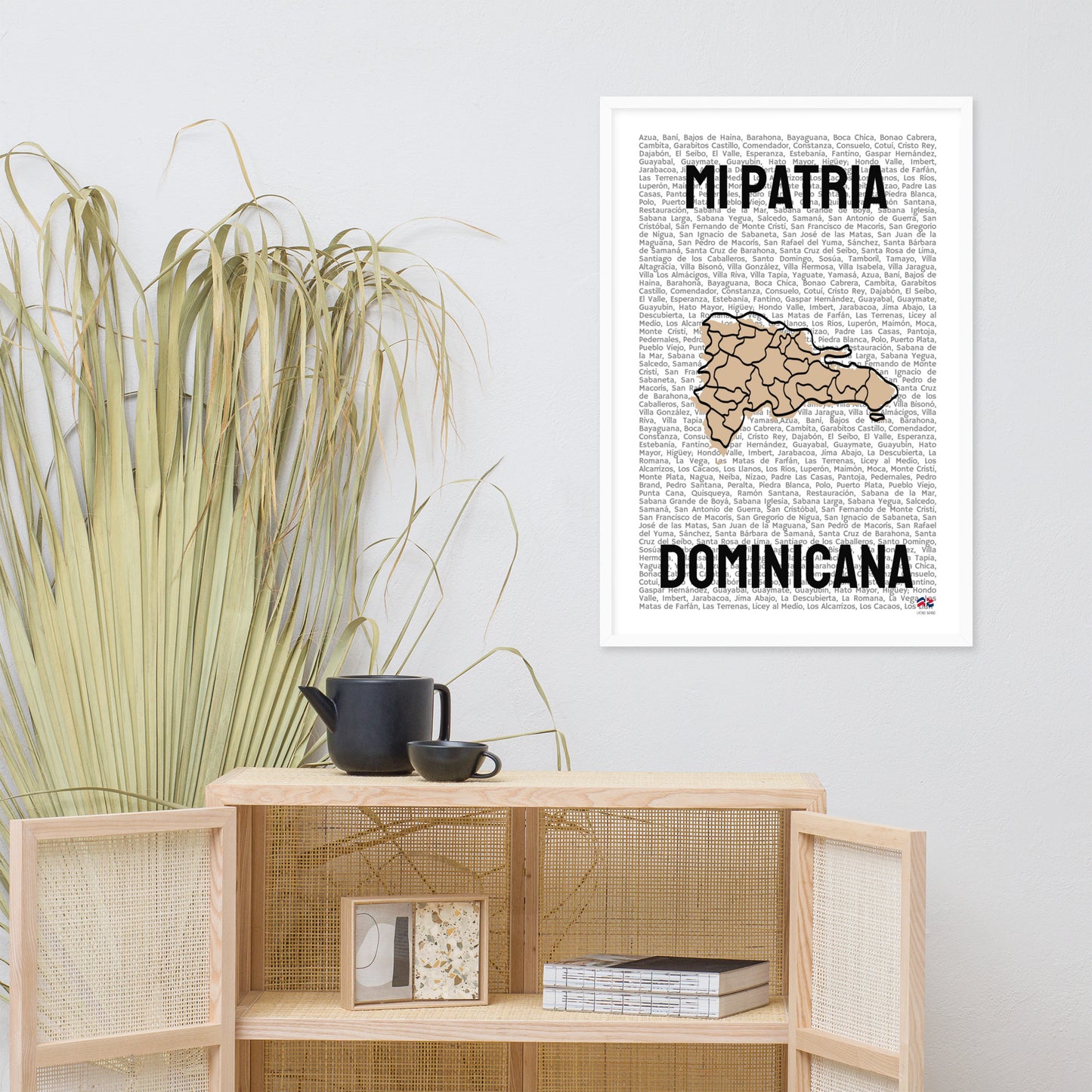 🇩🇴 Pueblos Dominicana Framed Print