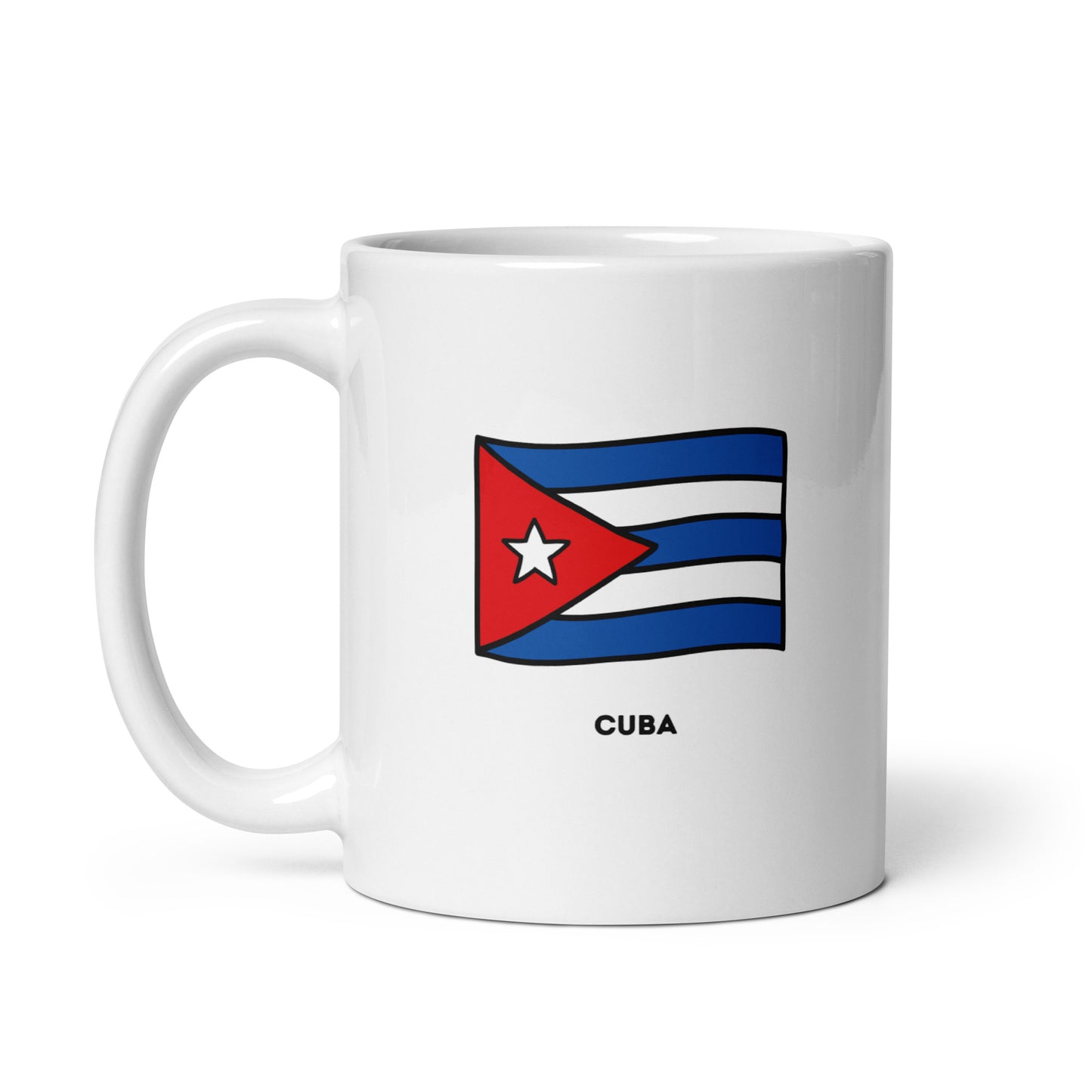 Taza de café 🇨🇺 Cuba (Escudo y Bandera)