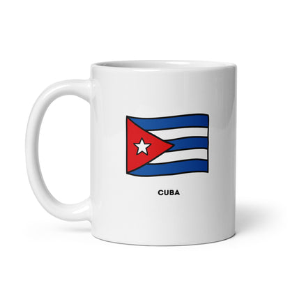 Taza de café 🇨🇺 Cuba (Escudo y Bandera)
