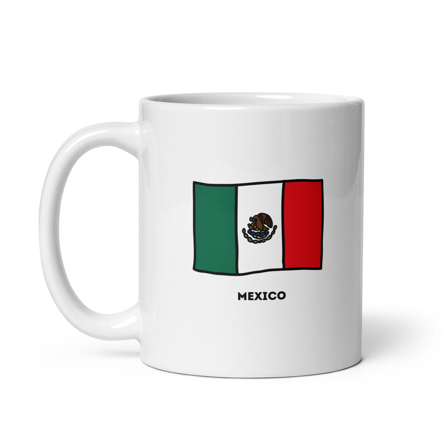 🇲🇽 Mexico (Escudo y Bandera) Coffee Mug