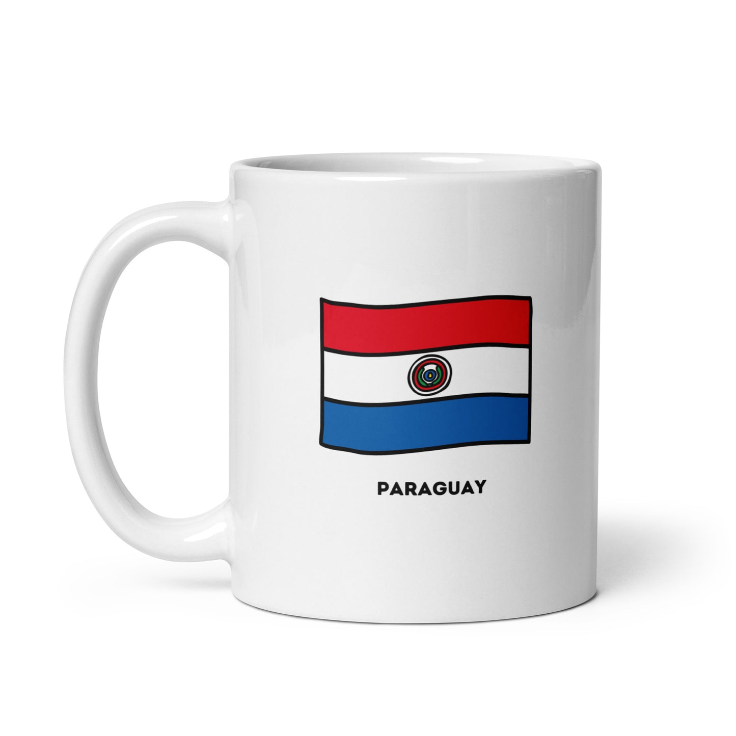 Taza de café 🇵🇾 Paraguay (Escudo y Bandera)