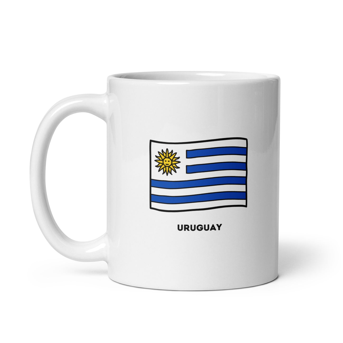 Taza de café 🇺🇾 Uruguay (Escudo y Bandera)