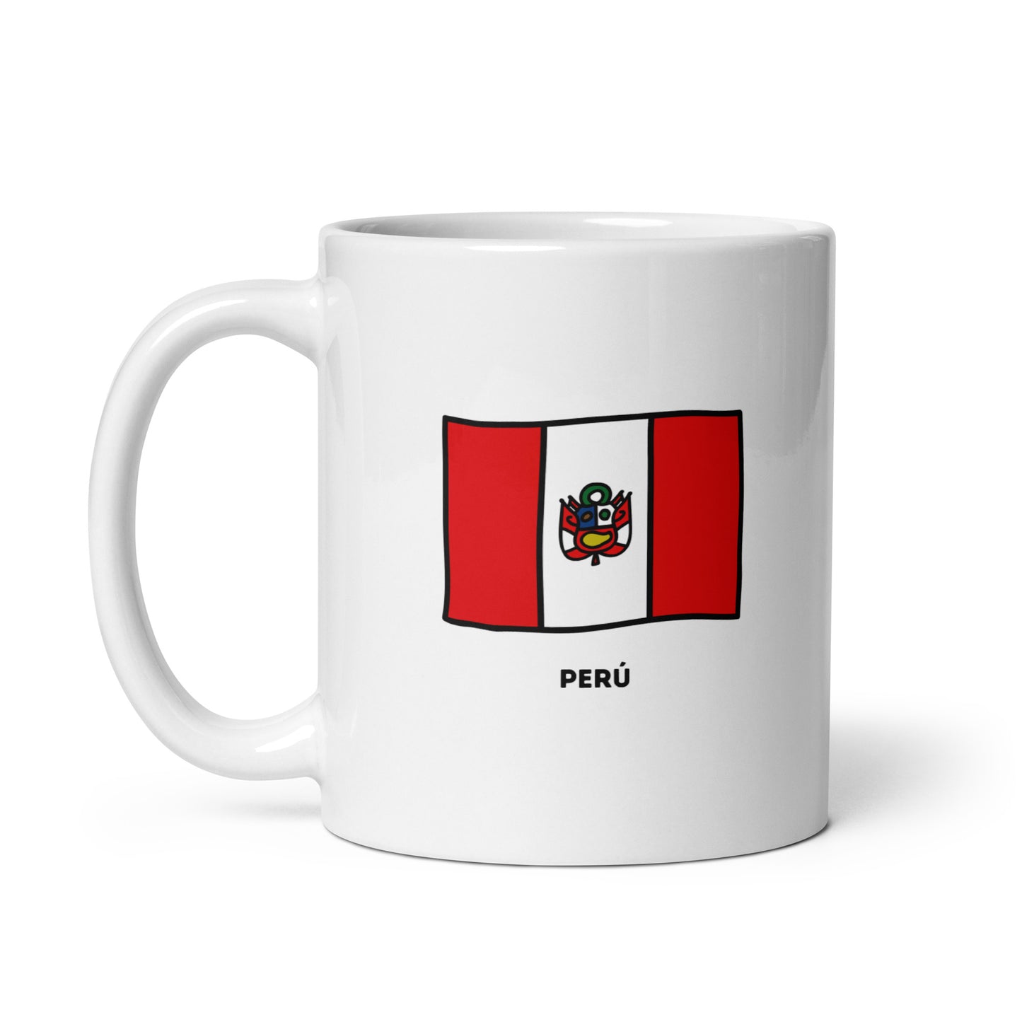 Taza de café 🇵🇪 Perú (Escudo y Bandera)