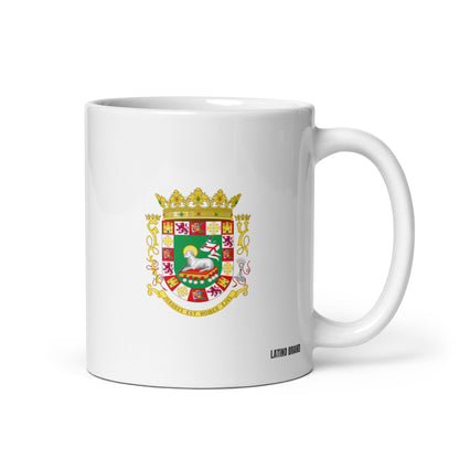 Taza de café 🇵🇷 Puerto Rico (Escudo y Bandera)