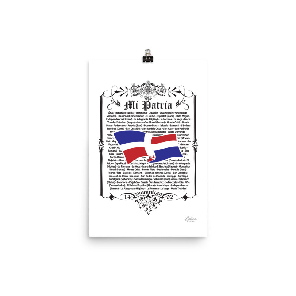 🇩🇴 Mi Patria, Dominican - White