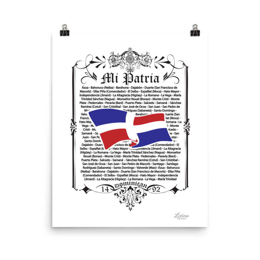 🇩🇴 Mi Patria, Dominican - White