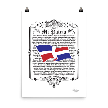 🇩🇴 Mi Patria, Dominican - White