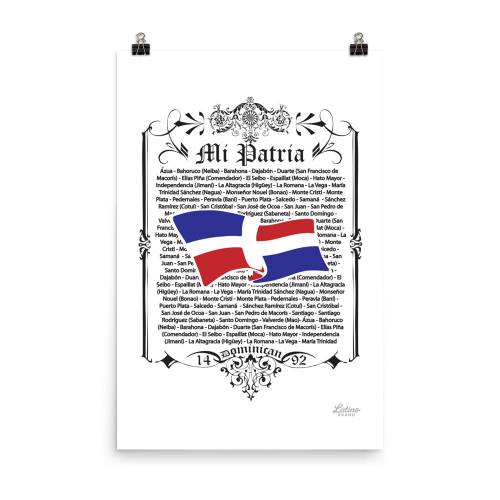 🇩🇴 Mi Patria, Dominican - White